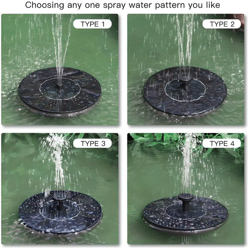 Fountain Solar Power Floating Water Pump